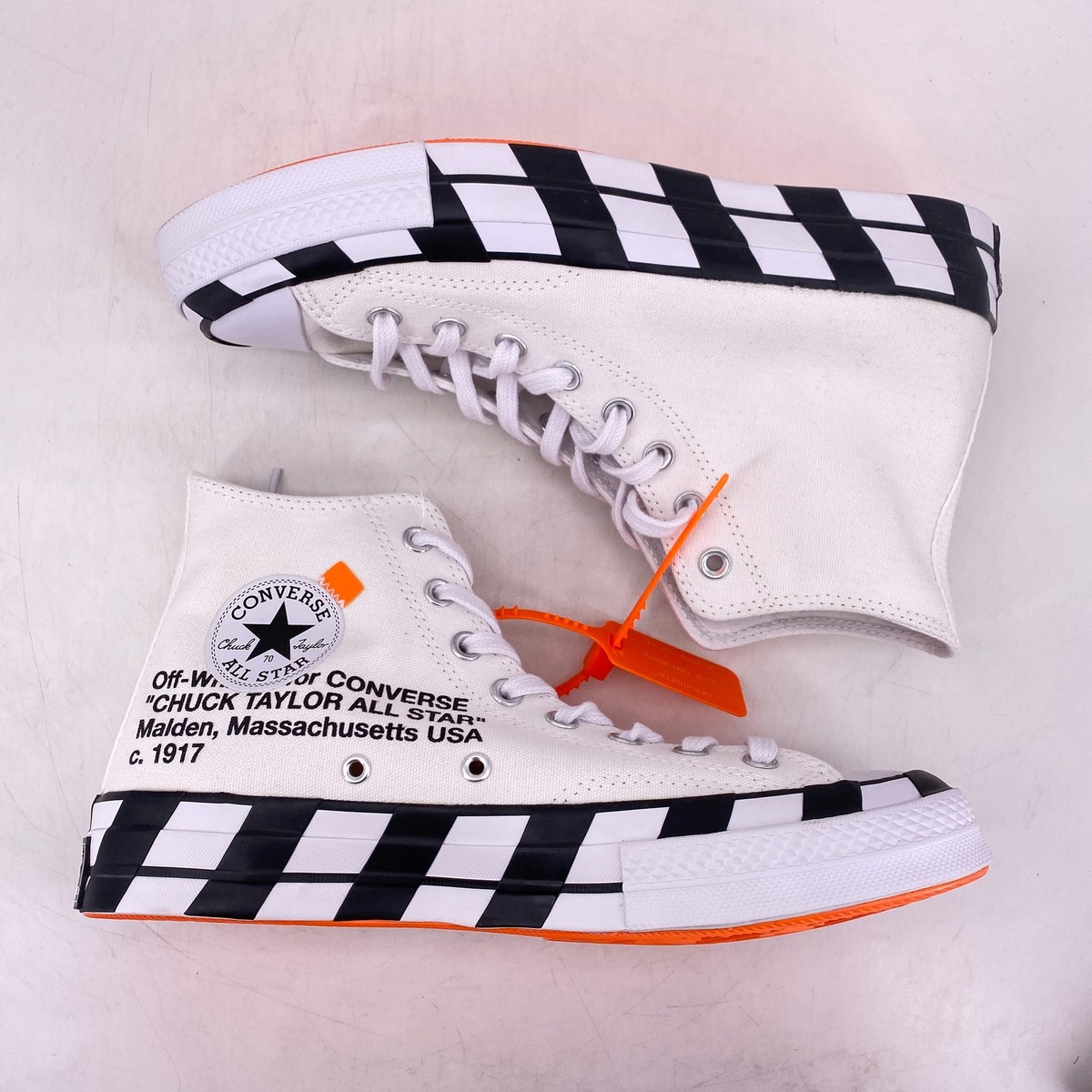 Size 8.5 - Converse Off-White x Chuck 70 White for sale