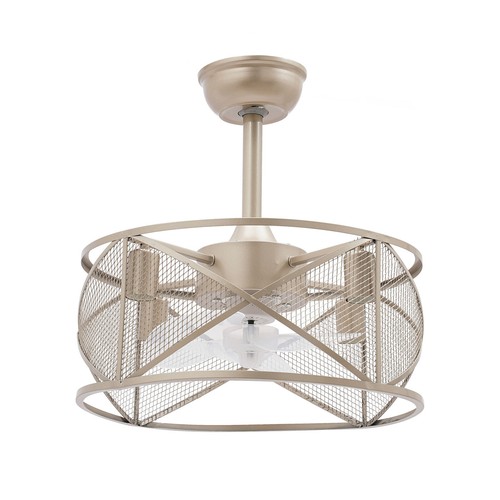 18inch 6 Speeds Ceiling Fan with Lights 4*E26 Chandelier w/ Remote 2H Timing - Picture 18 of 22