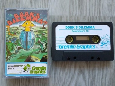 Commodore 16 / Plus 4 / +4 Spiel - Dork's Dilemma von Gremlin Graphics 1985