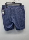 Pebble Beach Men's Blue Windowpane Dry-Luxe Performance Golf Shorts NWT Size 40 — photo 2