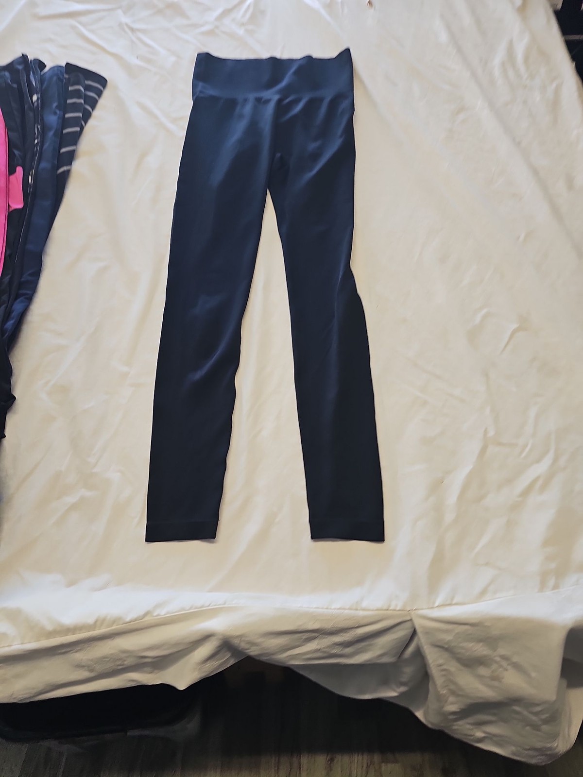 Primark Work Out Seamless Black Performance Leggings uk10/12  LL12