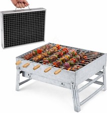 Portable Foldable Charcoal BBQ Grill Compact Small Outdoor Garden Camping Picnic