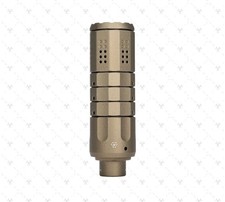 Strike Industries Modular Pistol Linear Compensator for 1/2-28 Barrel 9mm -FDE