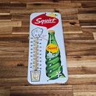 Vintage Glass Thermometer ENJOY SQUIRT SODA No porcelain 1963