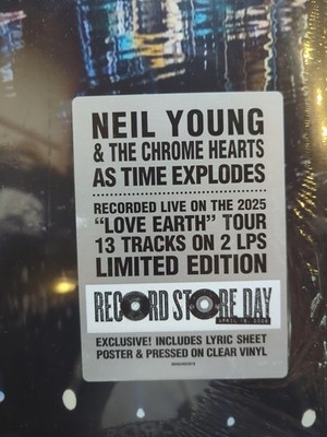 NEIL YOUNG &The Chrome Hearts As Time Explodes Live (2LP CLEAR