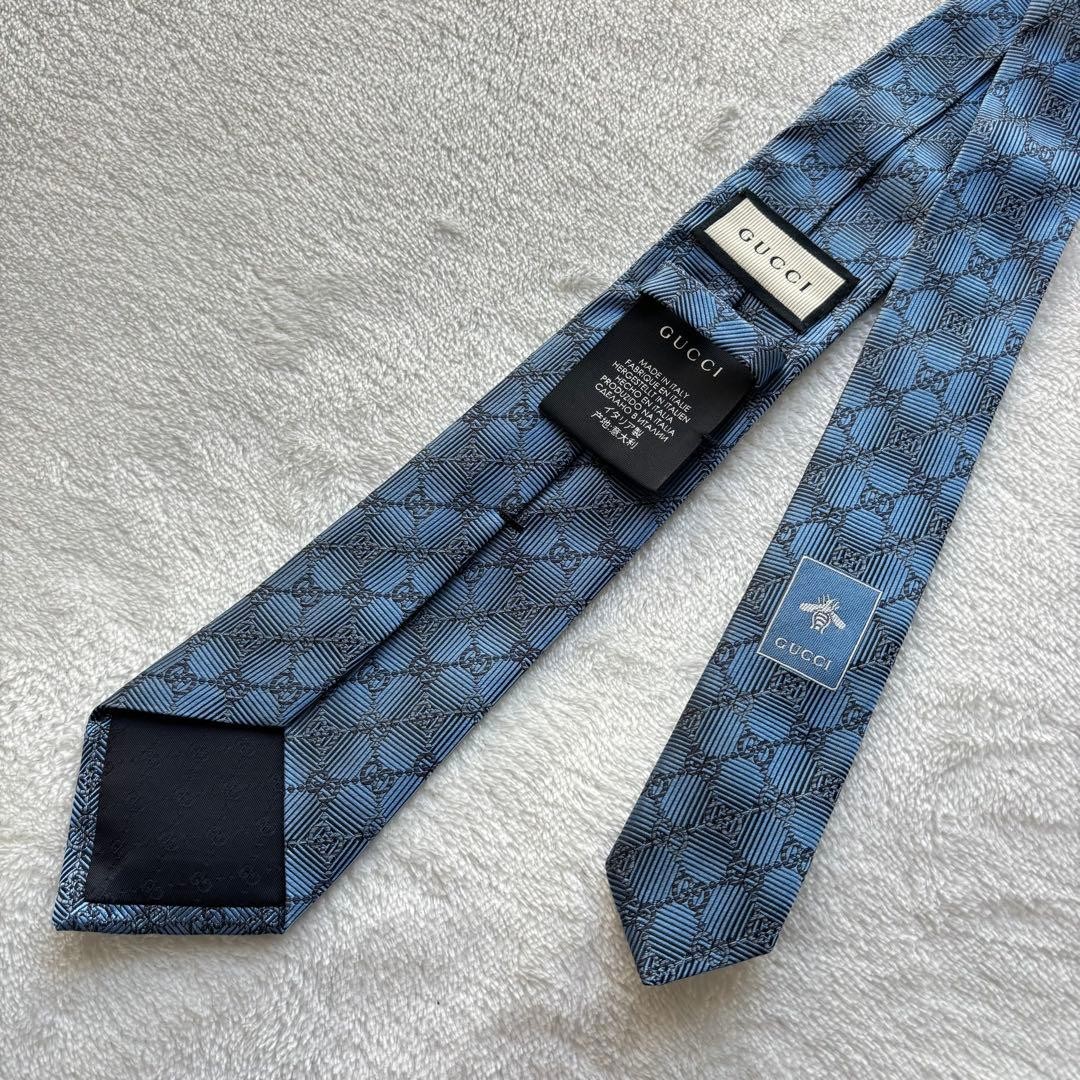 Almost Unused Gucci GG Pattern Interlocking Silk … - image 9