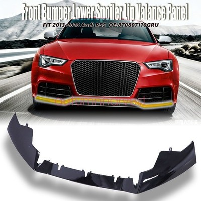 8T0807110GRU Fit 2013-2015 Audi RS5 Front Bumper Lower Spoiler Lip Valance Panel