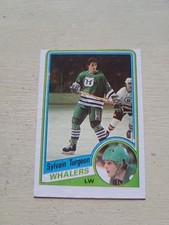 1984 Topps #62 Sylvain Turgeon Rookie Card Hartford Whalers