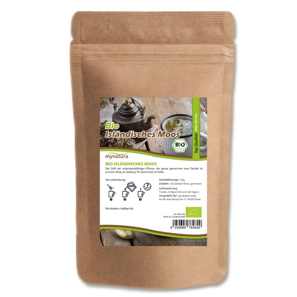 Mynatura Bio IsläNdisches Moos Getrocknet 1000G I Tee Aufguss Mineralstoffe Fit-image