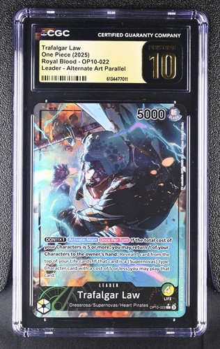 Trafalgar Law (Parallel) graded CGC 10 for sale on eBay