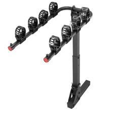 Uimoso 4 Bike Rack Hitch Mount Folding Swing Down Bicycle Carrier Car Truck SUV