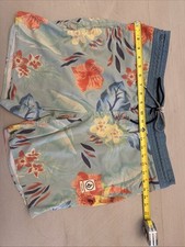 Volcom Stoneys Board Shorts Swim Trunks Men Large No Liner Abstract Print