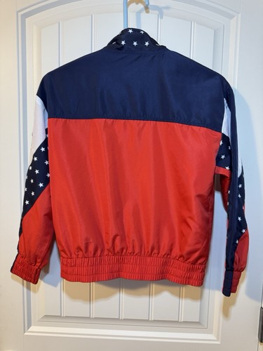 Hello Kitty x Team USA Windbreaker Track Jacket Girls Large 10/12 Olympic Sanrio - Picture 2 of 6
