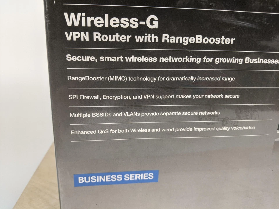 Linksys Cisco WRV210 Wireless-G VPN Router RangeBooster Business Series New - Image 2 of 4