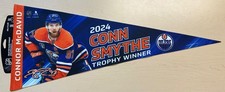2024 Connor McDavid Edmonton Oilers Conn Smythe Trophy Winner Pennant
