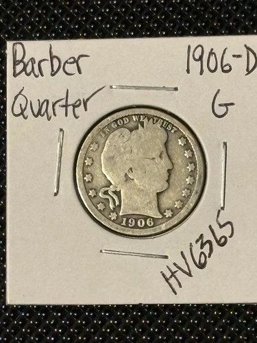 1906-D Barber Quarter  G
