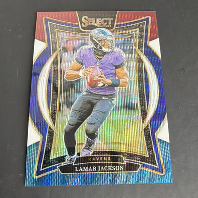 2024 Panini Select Lamar Jackson Concourse Prizm /299 #35 Baltimore Ravens
