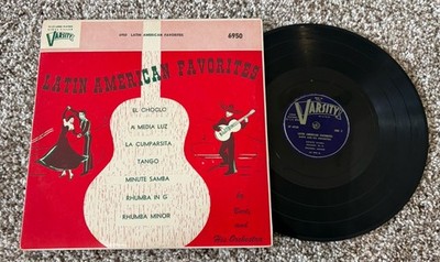 Latin American Favorites 10  Lp! Barte & Orchestra! Varsity 6950/1950 s?W/Jacket