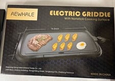 New Aewhale Electric Grill Non-Stick, Temperature Control.