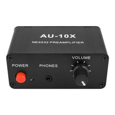 DC 9-19V Stereo Preamplifier 10 Times Amplifier NE5532 With 3.5mm Input Output