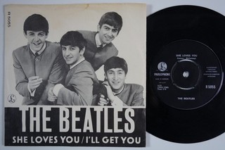 BEATLES She Loves You RARE / I'll Get You RARE Denmark 45 BEAT danish HEAR!