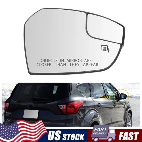 Right Mirror Glass Fit 2017 2018 2019 Ford Escape 2018 2019 Escape SEL FO1325172