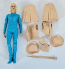 S-568 VINTAGE 1960'S MARX BEST OF THE WEST JANE WEST FIGURE & ACCESSORIES