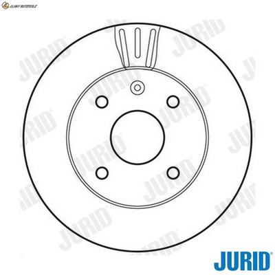 2x BREMSSCHEIBE 562662JC FÜR CHEVROLET LACETTINUBIRAEPICAREZZOMPVEVANDA  DODGE  