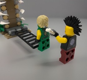 Retired LEGO Boulder Blaster #70747 Ninjago Eyezor Lloyd Minifigure and Trap