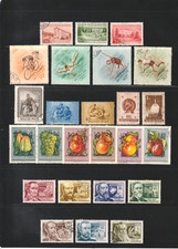 Hungary, 1953-54 Commemoratives, Used, Scott #s 1036 | 1106, 25 Different