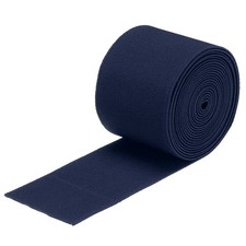 Elastic Bands for Sewing Double Side 2" 3 Yard Navy Blue Elastic Band Knit
