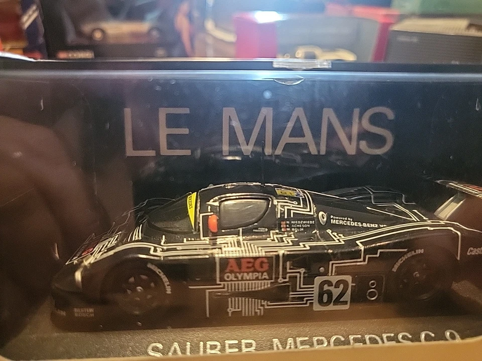 1/43 Max Sauber Mercedes C9 Le Mans 1988 Black Car No. 62 Rare - Image 3 of 4