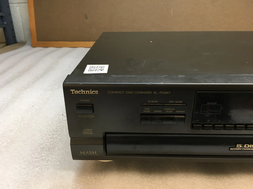 Technics SL-PD887 5 Disc Rotary CD Changer Player MASH Audio Shaping - No Remote - Image 3 of 4