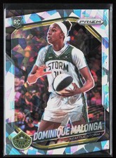 2025 Panini Prizm WNBA #116 Dominique Malonga Ice Prizms