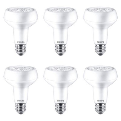 6 x Philips LED R80 Reflektor CorePro 7W = 100W E27 matt 667lm warmweiß 2700K