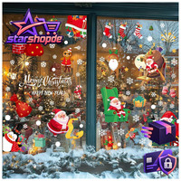 Fensterbilder Weihnachtsdeko Selbstklebend 9 StüCk 130Pcs FüR Weihnachten