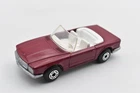 Matchbox Superfast #6 Mercedes Benz 350 SL plum red, silver base. Lesney England