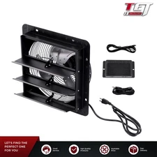 High Speed 1600RPM 900CFM 1.7m Power 12'' Shutter Wall-Mount Attic Exhaust Fan