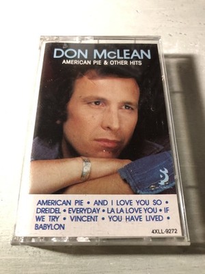 Don McLean   American Pie & Other Favorites (1985) Music Cassette EMI 4XLL-9272
