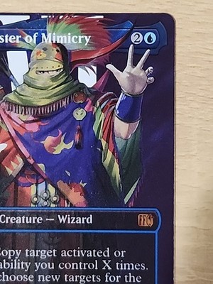 MTG Final Fantasy Gogo, Master of Mimicry Borderless Surge Foil