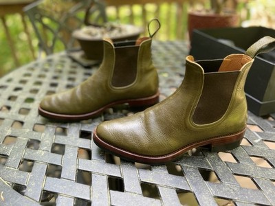 Briselblack Chelsea Boots Badalassi Carlo Olive Minerva 8.5 D | eBay