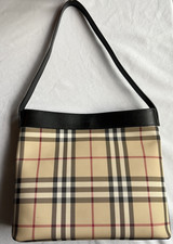 Borsa a tracolla vintage Burberry London Nova check Italia T-03-01 con dust bag