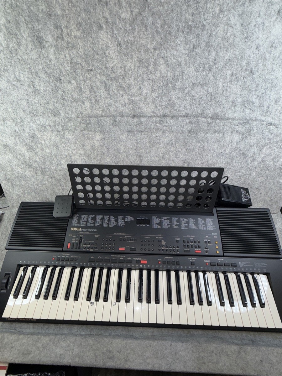 🔥 Vintage Yamaha PSR-500M 61-Key Keyboard Synthesizer Fully