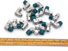 LOT OF 16 Parker Stainless Steel CPI Elbow 3/8" Tube x 3/8" Male NPT 6-6CBZ-SS