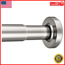 Adjustable Shower Curtain Rod Heavy Duty Rust Resistant Tension Bar 6 Sizes FAST