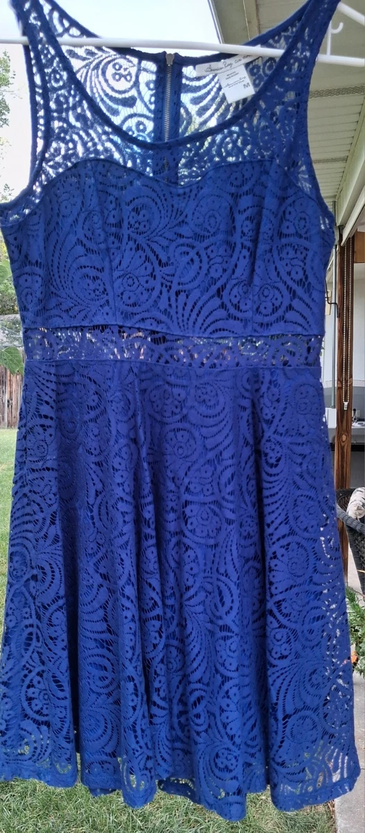 american rag blue dress Cie Polyester Paisley Dresses for Women for sale Waist:28