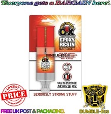Epoxy Resin Rapid Set Metal Wood Ceramics Glass Fibreglass Most Plastics