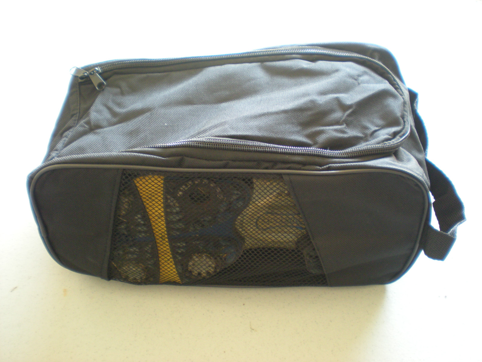 Golf Shoe Travel Storage Ventilated Tote Bag - Black