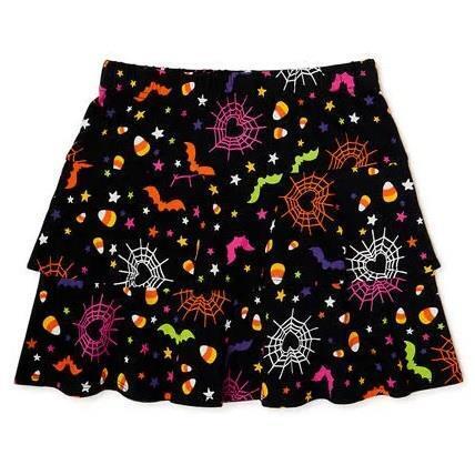 Girls Way To Celebrate Halloween Tiered Skirt Size 6/6X 7/8 10/12 14/16 18 NWT - Picture 1 of 1