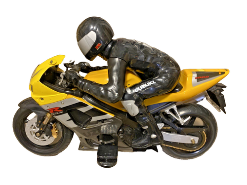 TYCO Suzuki GSX-R 1000 R.C. 24" Motorcycle '04 Racing Parts Only Not Working VTG - Picture 6 of 15